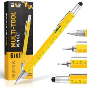 BIIB Father’s Day Gifts from Daughter Multitool Pen 6 in 1, Personalized Father‘s Day Gifts, Birthday Gift for Men Dad Him Husband Godfather, Gift for Dad Who Wants Nothing, DIY...