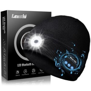Lenski Gifts for Men, Bluetooth Beanie Hat Mens Gifts, Birthday Gifts for Men Him, Camping Hiking Accessories Cool Gadgets