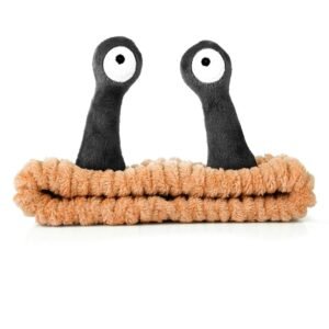 Molain Headbands for Women, Cute Palm and Snail Spa Headbands, Coral Fleece Skincare Headband, Elastic Makeup Headband, Fun Hair Band for Washing Face, Shower, Beauty, and...